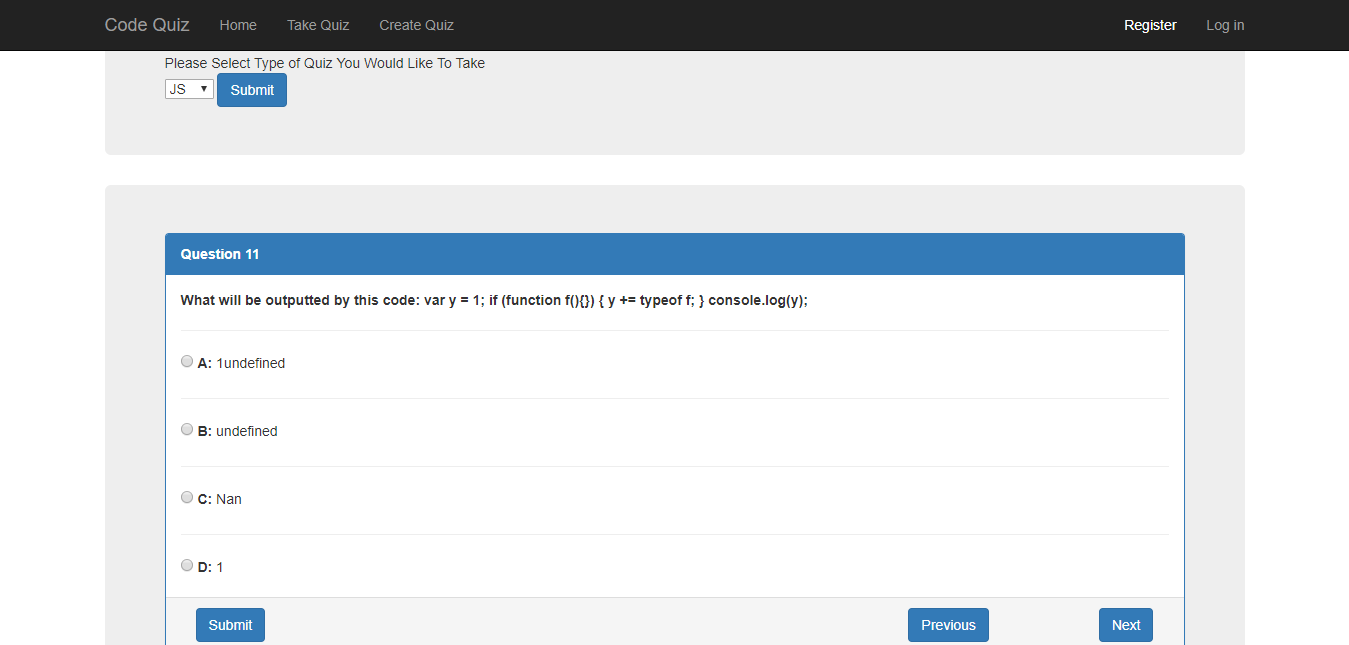 CodeQuiz